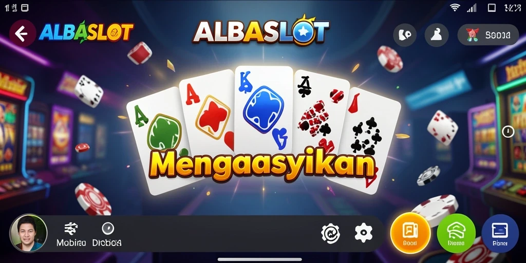 Tampilan gameplay seru di ALBASLOT dengan fitur interaktif.