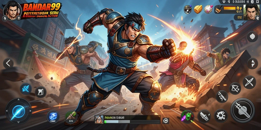 Tampilan menarik dalam gameplay Action BANDAR99 dengan aksi seru.