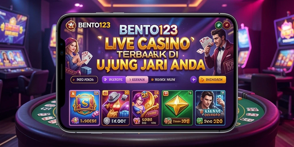 Tampilan menarik dari gameplay Live Casino di BENTO123.