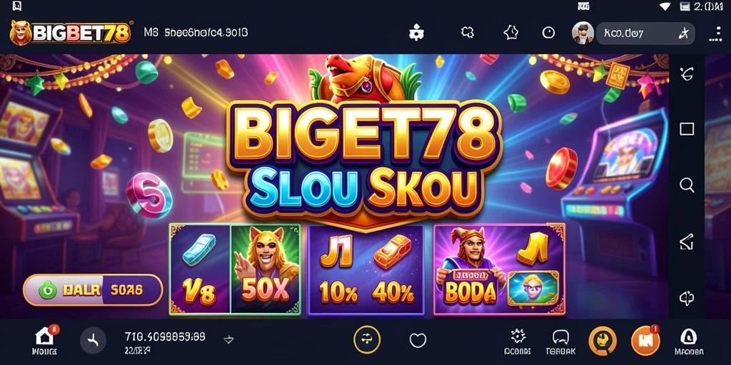 Tampilan gameplay BIGBET78 dengan fitur slot yang menarik.