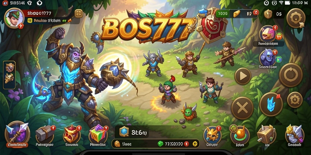 Tampilan gameplay menarik dari BOS777 yang menunjukkan interaksi pemain.