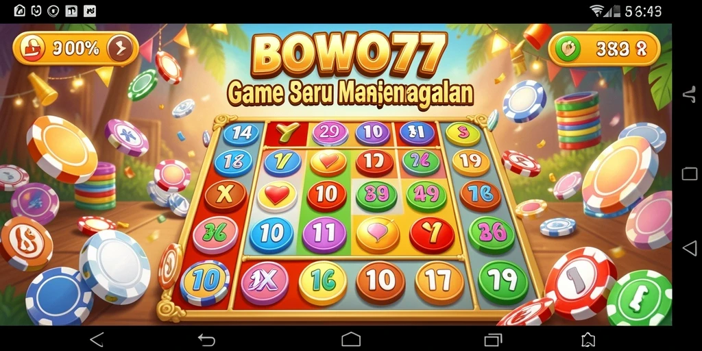 Tampilan menarik dari gameplay BOWO77 yang penuh aksi Bingo.
