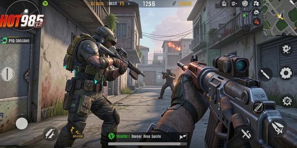 Gameplay HOT985 yang menegangkan dan seru.