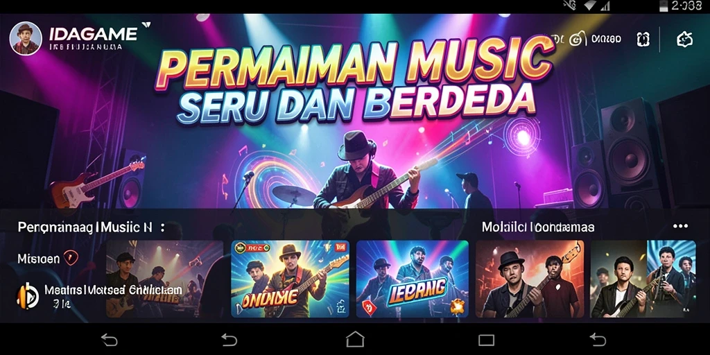 Tampilan gameplay seru dan menantang di IDAGAME.