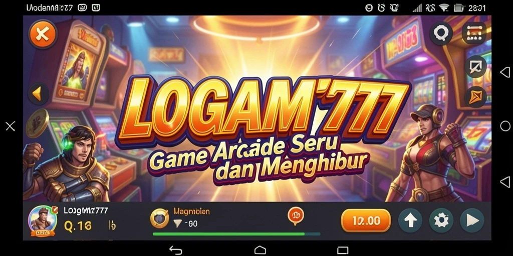 Tampilan gameplay seru LOGAM777 dengan grafis yang menarik.