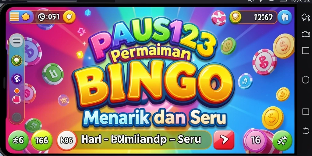 Tangkapan layar PAUS123 menampilkan keseruan gameplay Bingo.