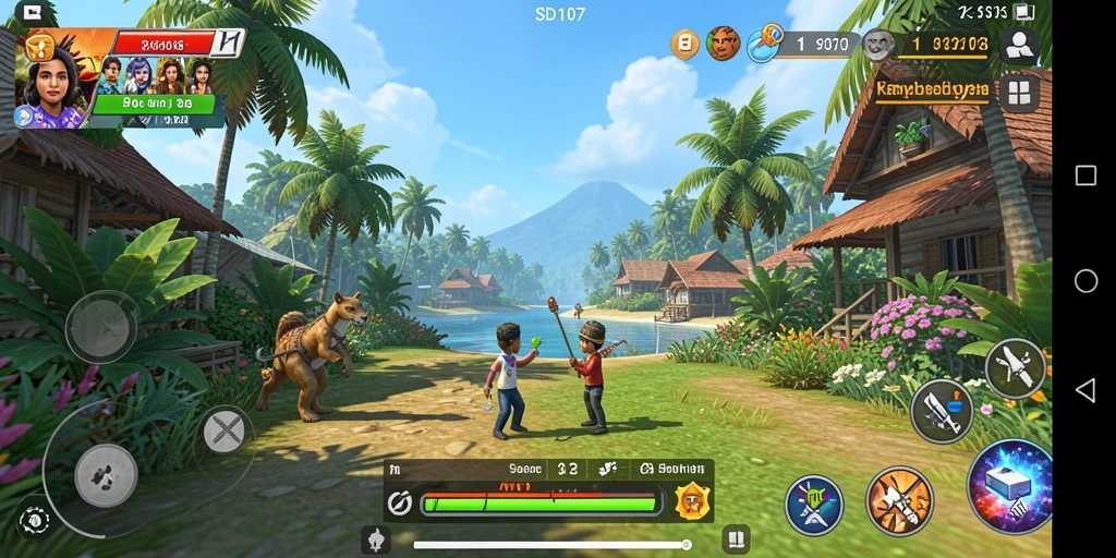 Tangkapan layar gameplay SD107 yang menggambarkan pengalaman simulasi yang mengasyikkan.